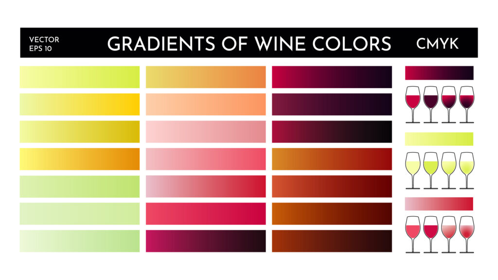 Les couleurs du vin