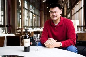 Yao Ming and his wine