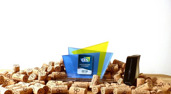 Aveine: what does a startup in wine look like? Aveine startup récompensée au CES