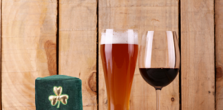 Wine or Beer? Make your choice! Wine and beer St Patrick