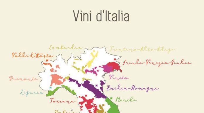 Tour d’horizon de la culture du vin en Italie Map regions wine Italy